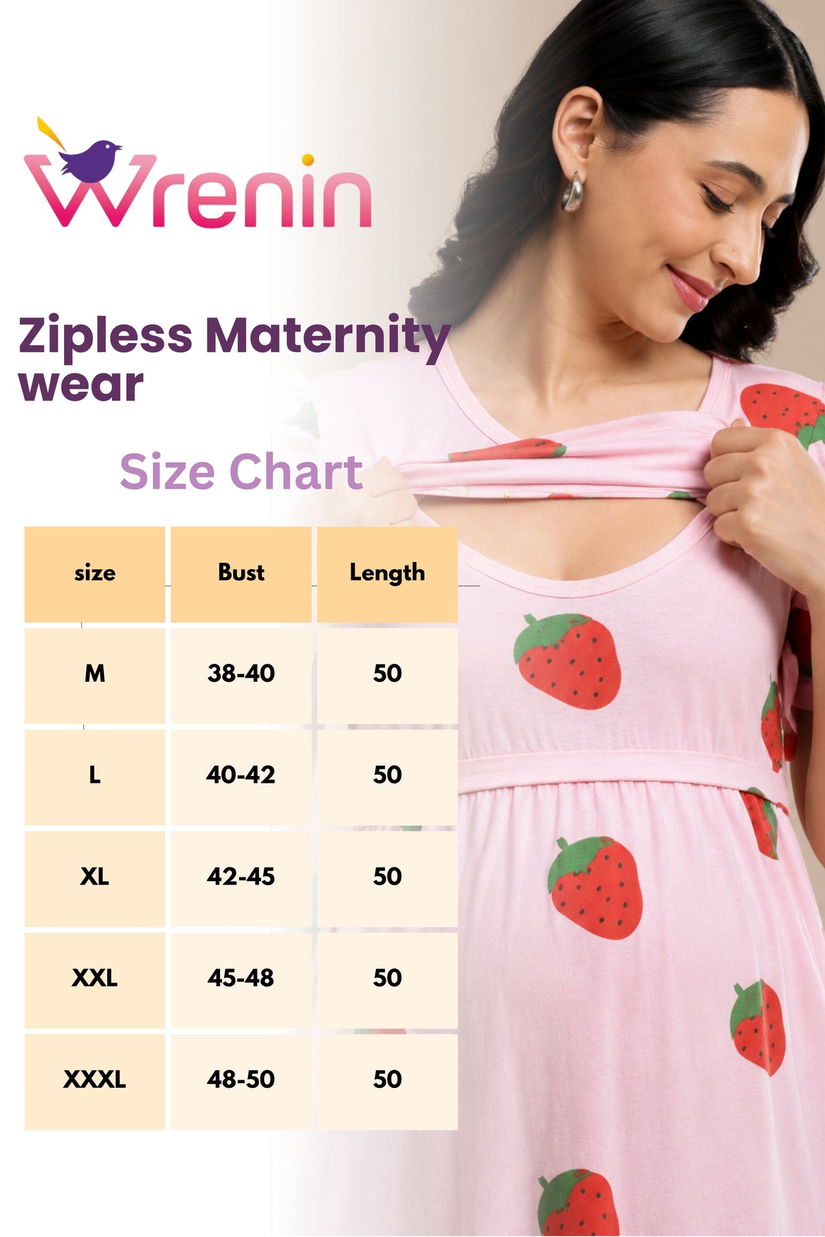 ZIPLESS MATERNITY WEAR | KNITTED COTTON | BUTTERY SOFT | ROSABELLE