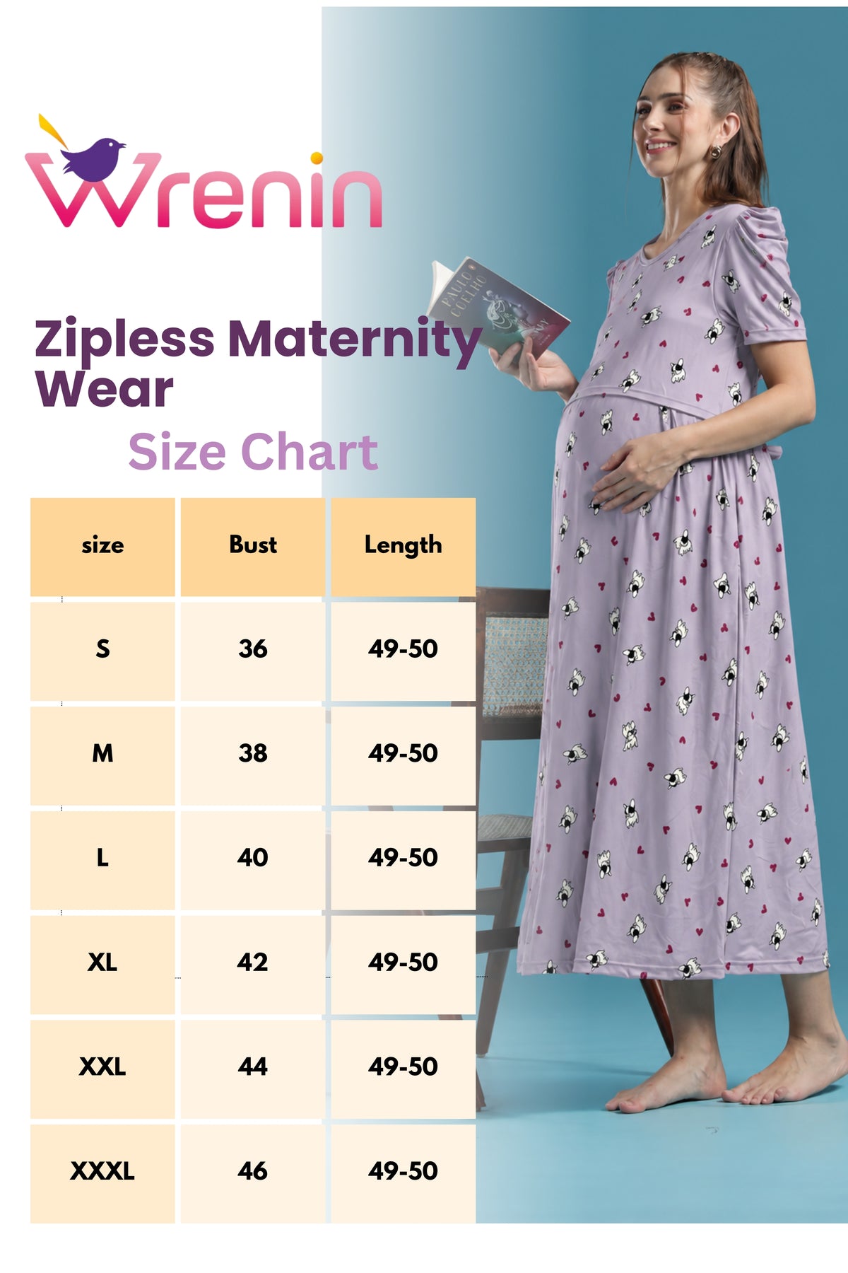 ZIPLESS MATERNITY WEAR | SPUN COTTON | BUTTERY SOFT | LOVELY