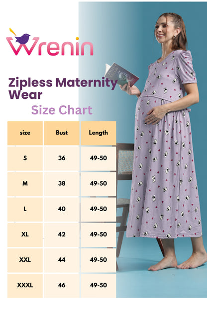 ZIPLESS MATERNITY WEAR | SPUN COTTON | BUTTERY SOFT | LOVELY