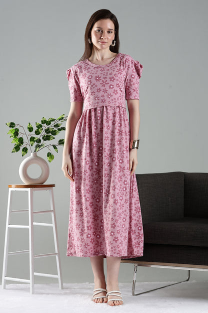 ZIPLESS MATERNITY WEAR | PUFF SLEEVE | GENTLE GRACE