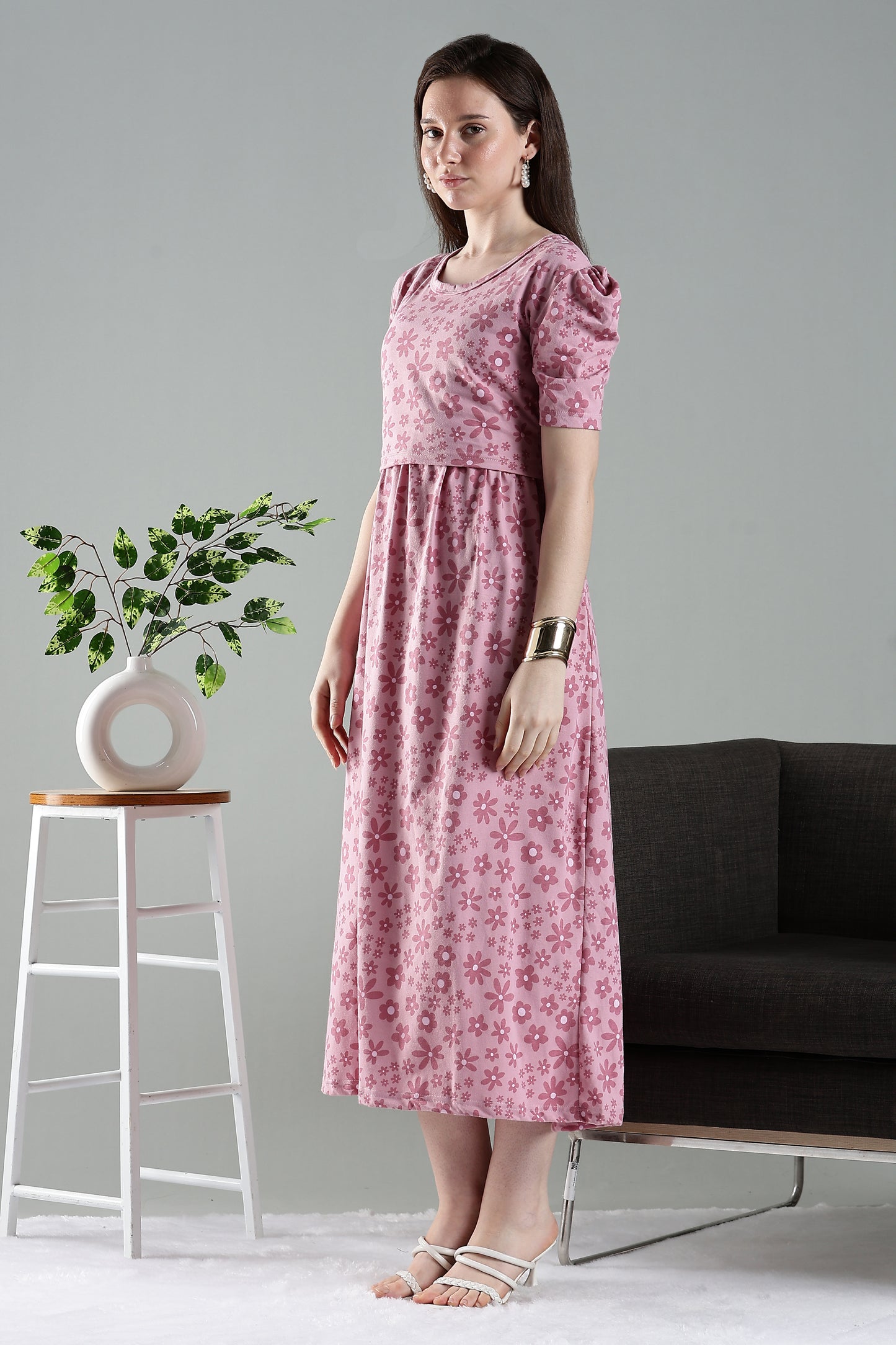 ZIPLESS MATERNITY WEAR | PUFF SLEEVE | GENTLE GRACE