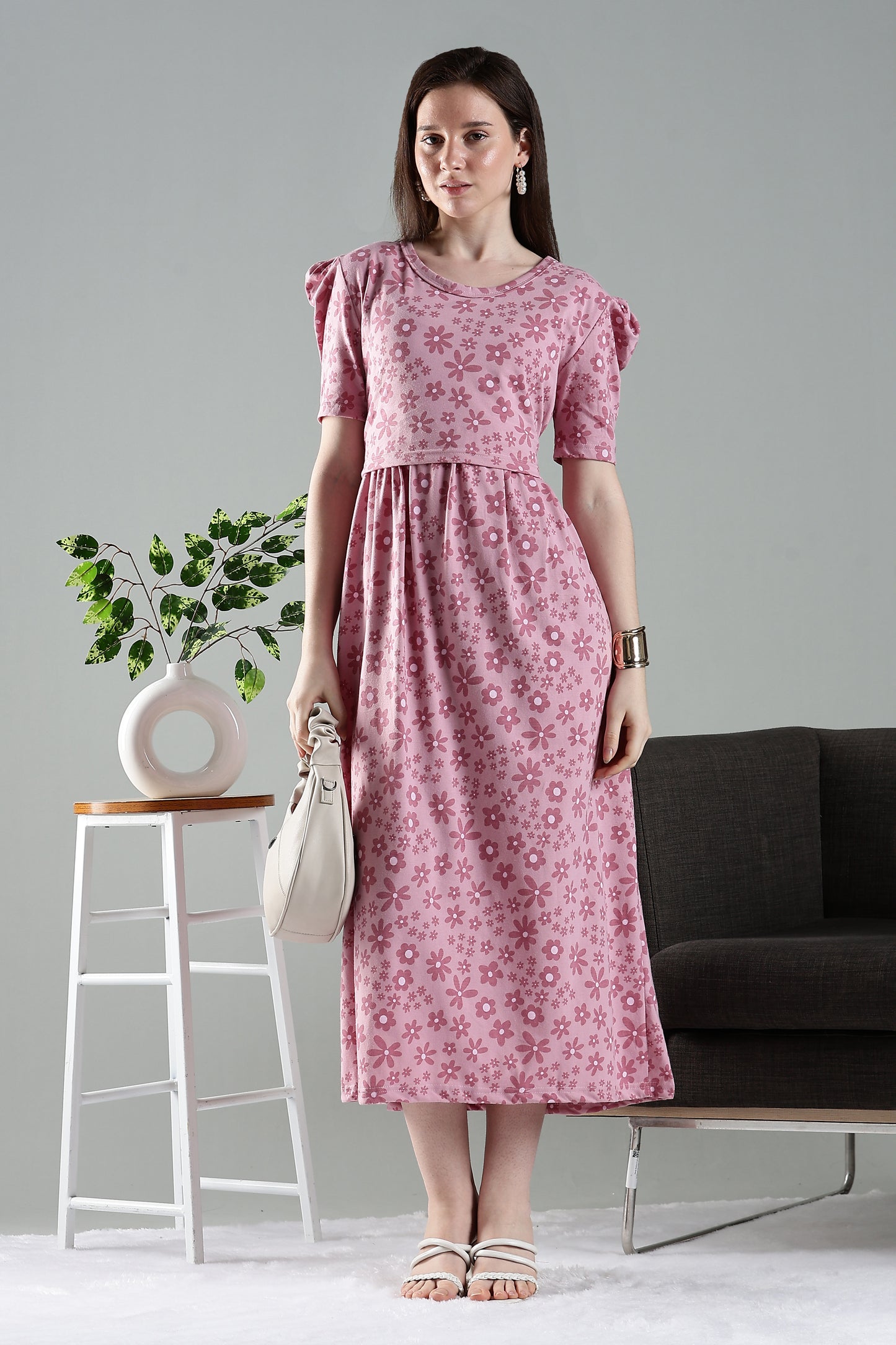 ZIPLESS MATERNITY WEAR | PUFF SLEEVE | GENTLE GRACE