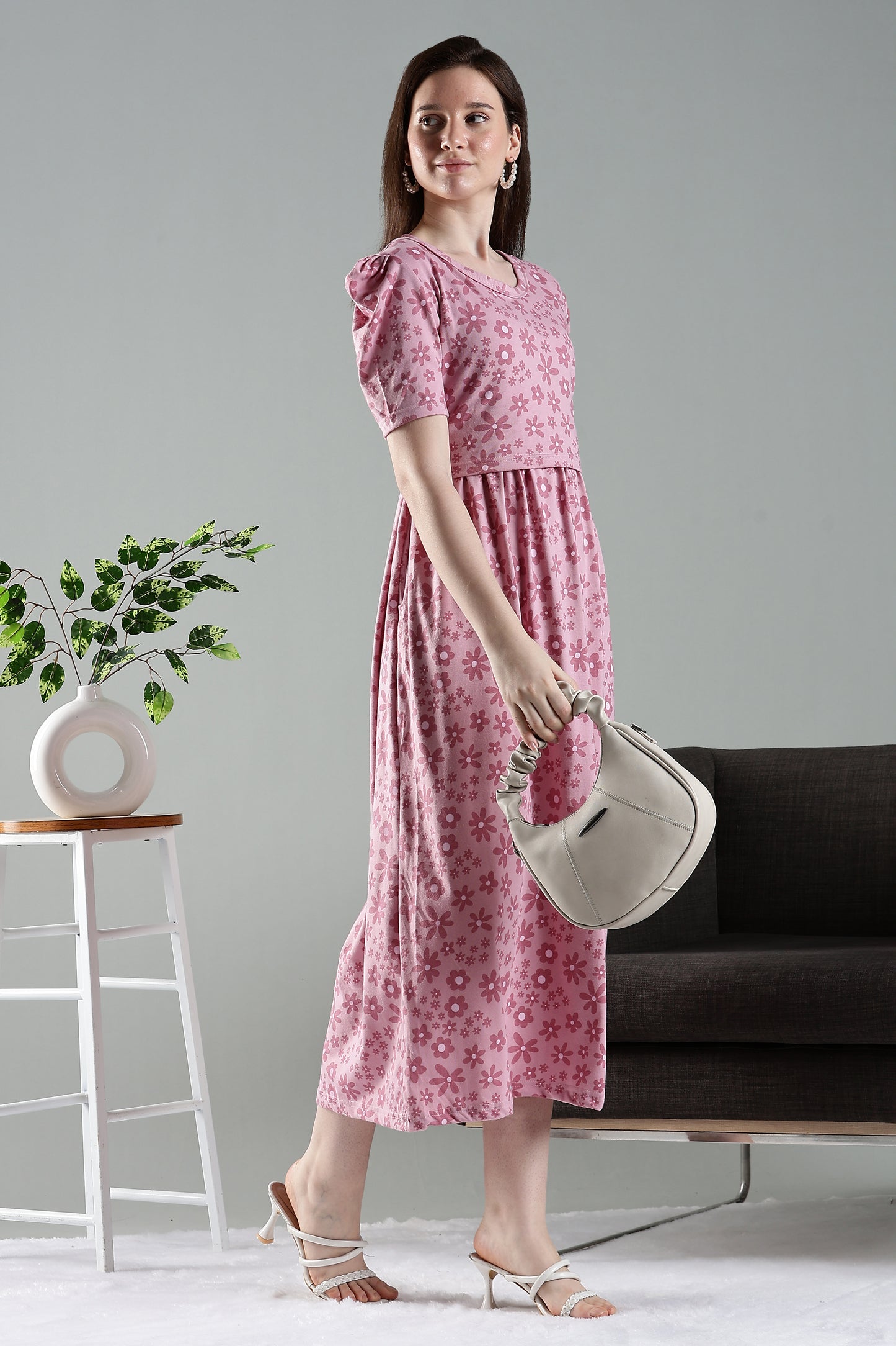 ZIPLESS MATERNITY WEAR | PUFF SLEEVE | GENTLE GRACE