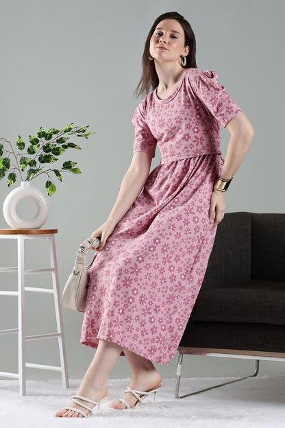 ZIPLESS MATERNITY WEAR | PUFF SLEEVE | GENTLE GRACE