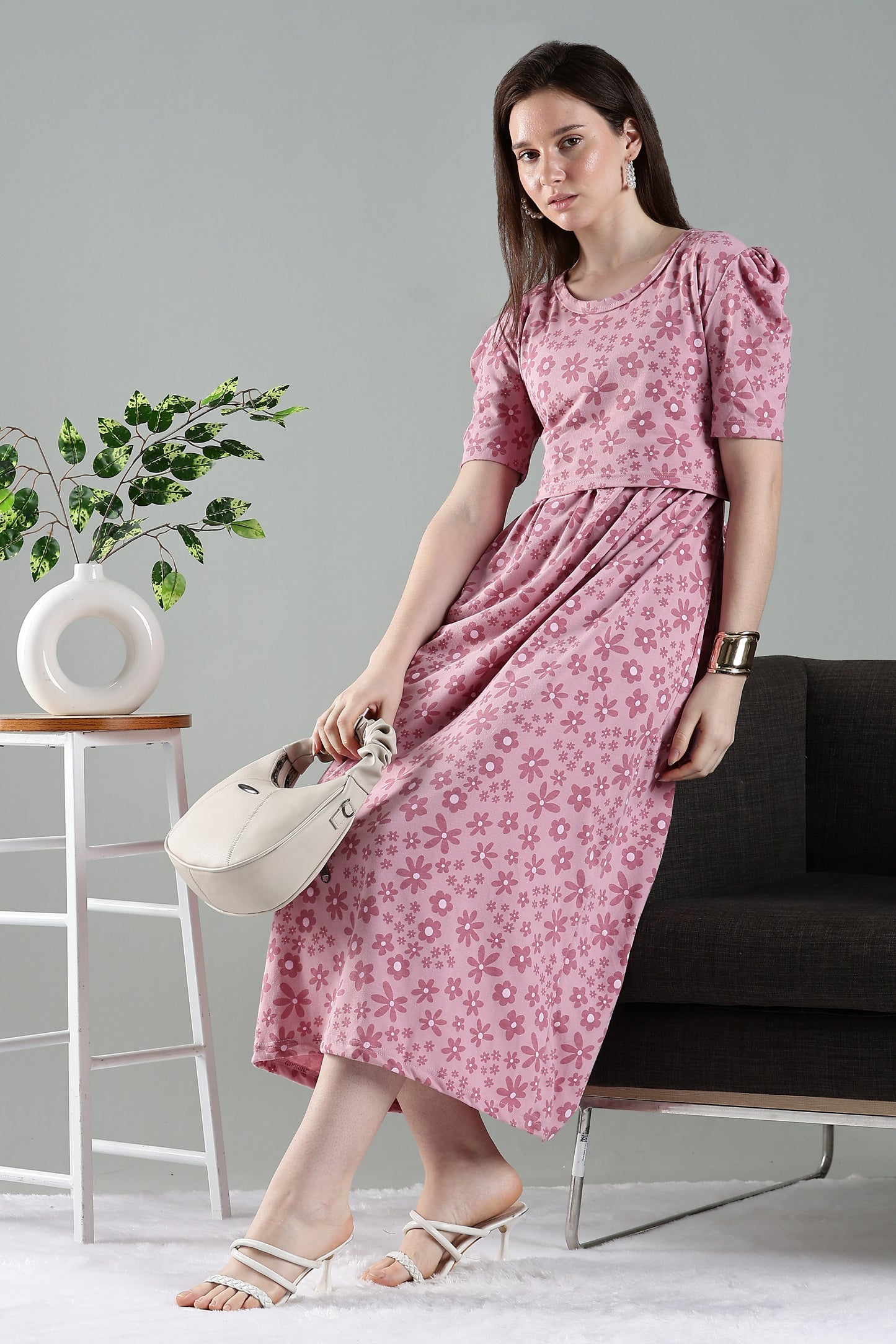 ZIPLESS MATERNITY WEAR | PUFF SLEEVE | GENTLE GRACE