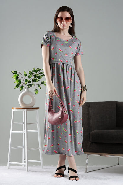 ZIPLESS MATERNITY WEAR | SHORTSLEEVE | MELON MIRAGE