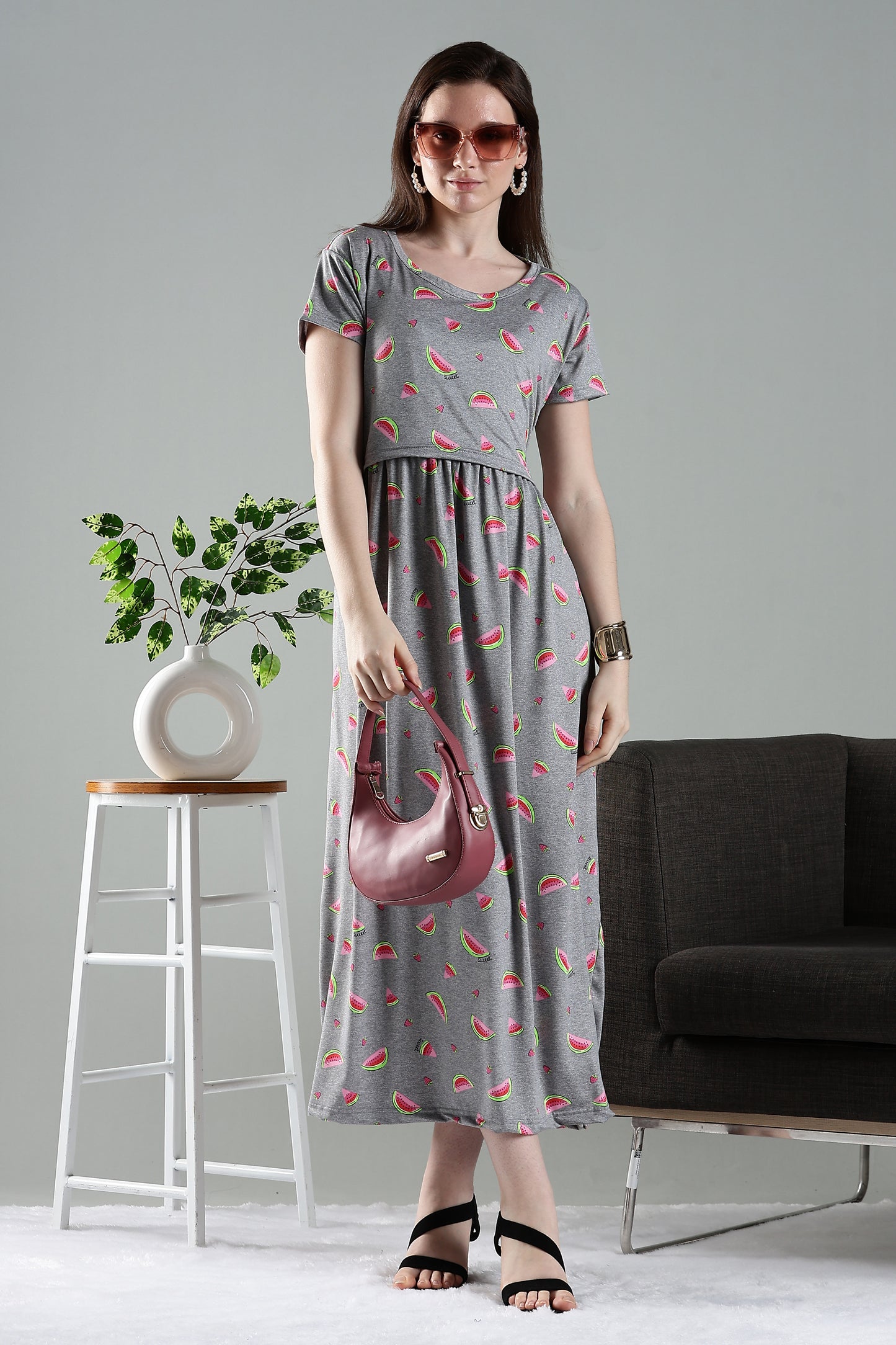 ZIPLESS MATERNITY WEAR | SHORTSLEEVE | MELON MIRAGE