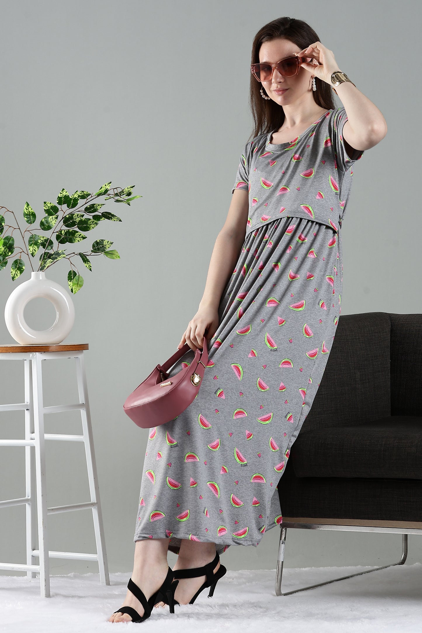 ZIPLESS MATERNITY WEAR | SHORTSLEEVE | MELON MIRAGE