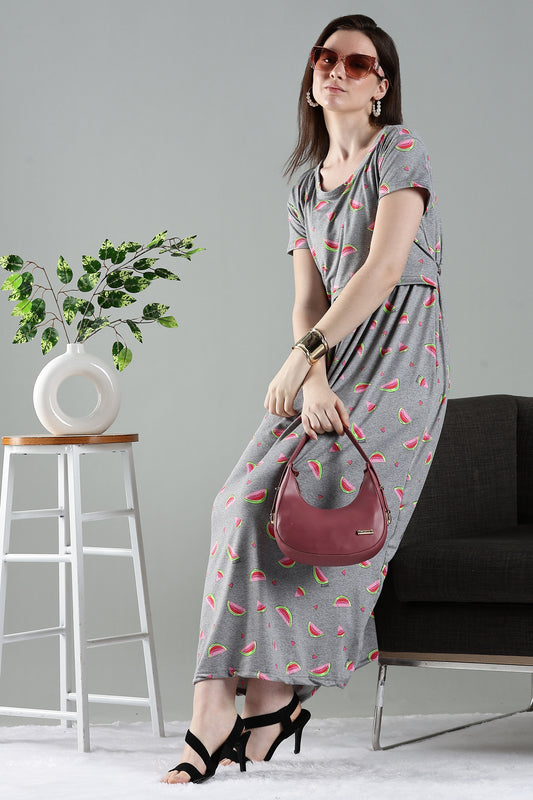 ZIPLESS MATERNITY WEAR | SHORTSLEEVE | MELON MIRAGE