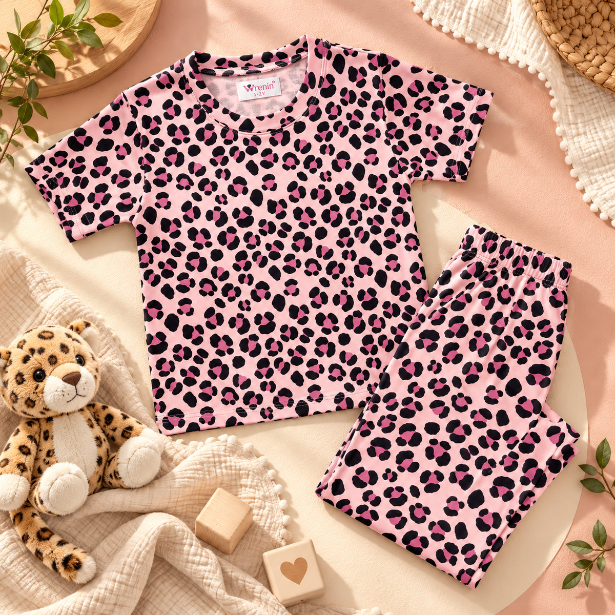 Coord Set |Relaxed Fit| Unisex |  Ribbed  Cotton | AZO Free Dyes | Panthera