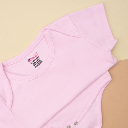 Romper Half Sleeve Plain - Cotton Candy Cutie