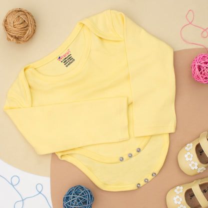 Romper Full Sleeve Plain - Buttercup Bliss