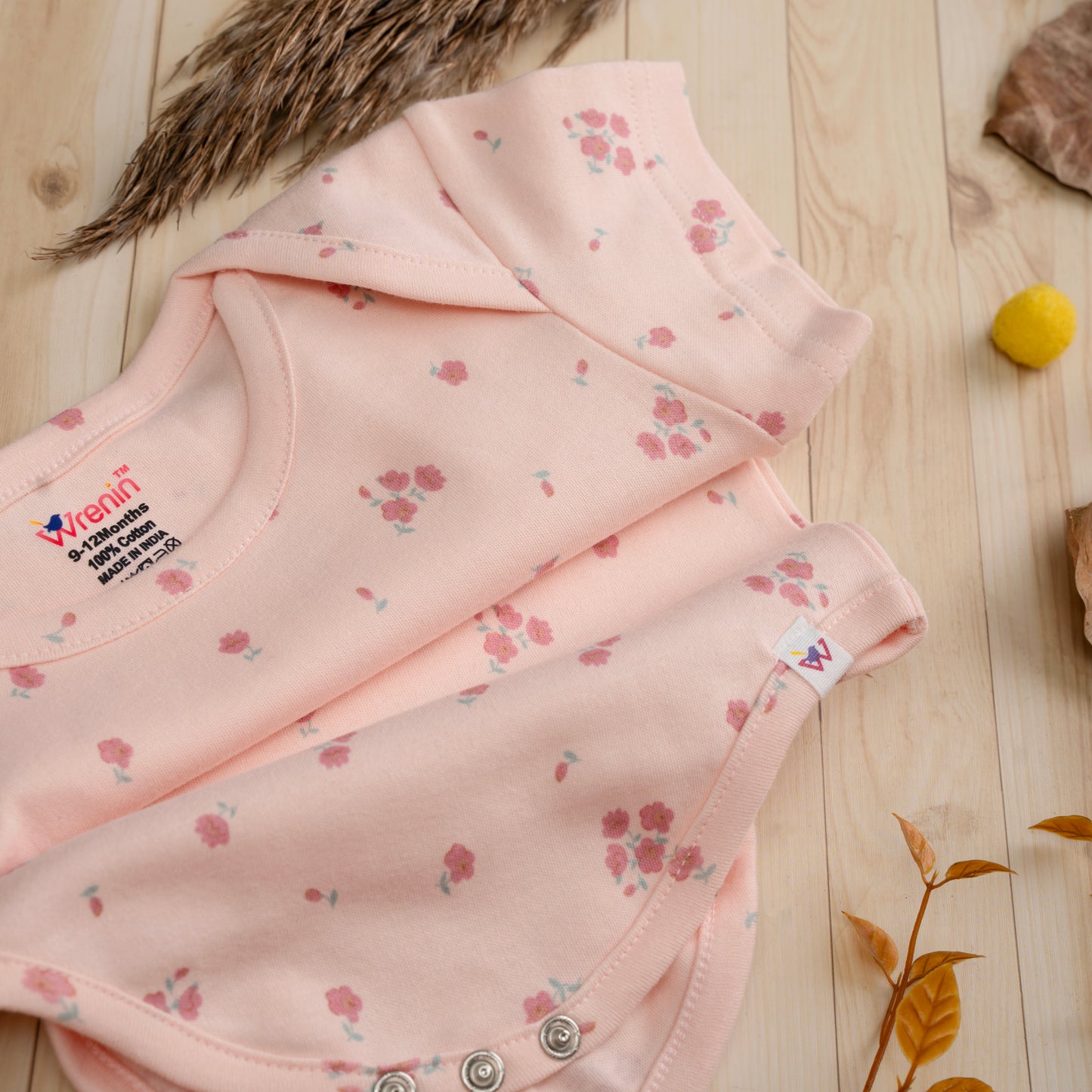 Romper Half Sleeve Printed - Floral Mist