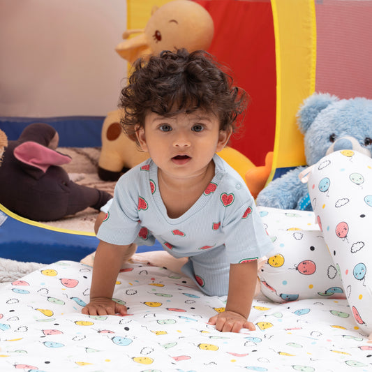 Half jumpsuit Printed - Heartful Melon