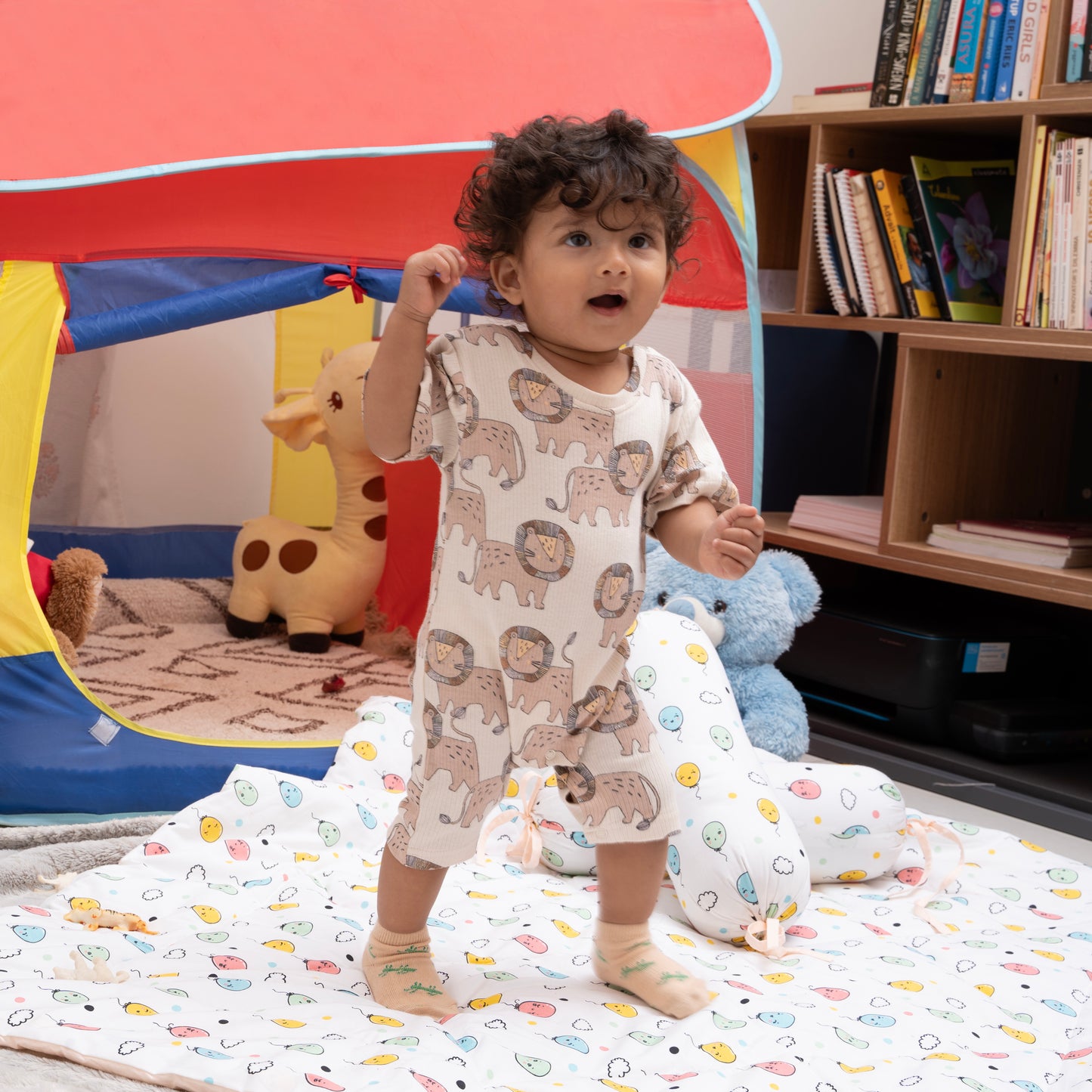 Half jumpsuit Printed - Roaring Charm