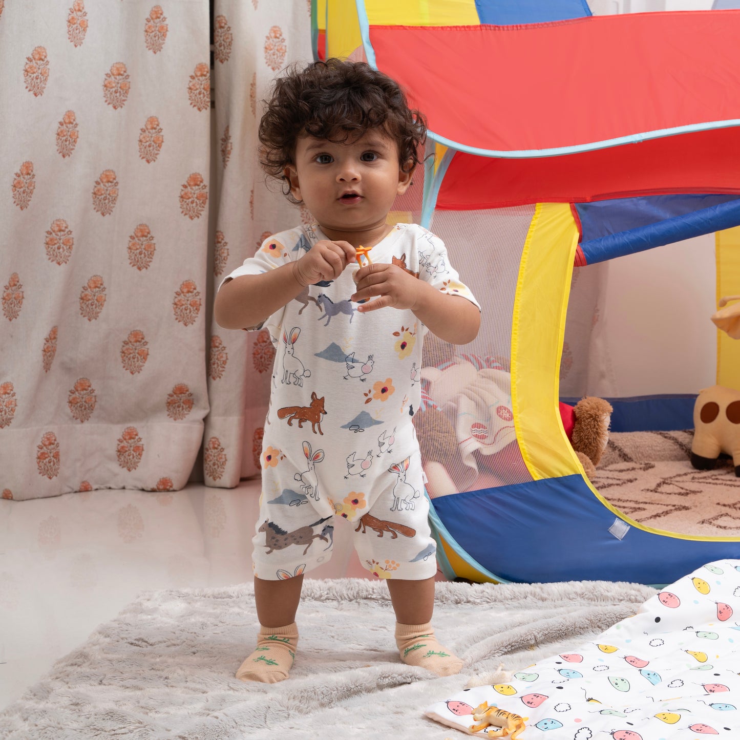 Half jumpsuit Printed - Fox and Friends