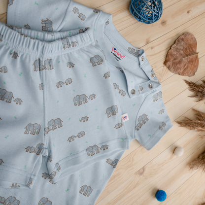 Blue Safari Charm - Coord Set shorts