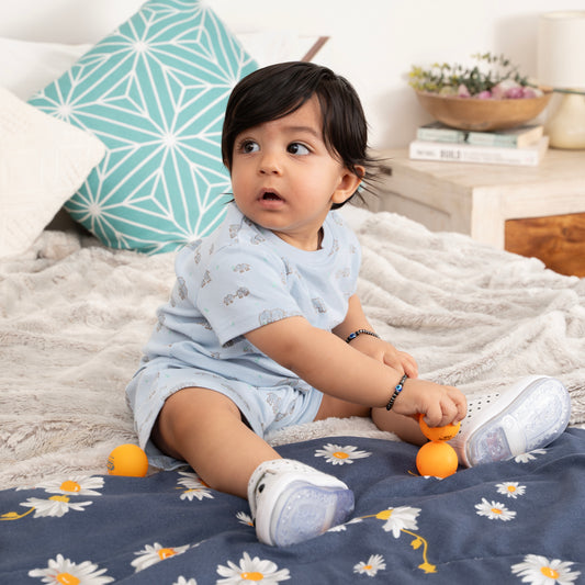 Blue Safari Charm - Coord Set shorts