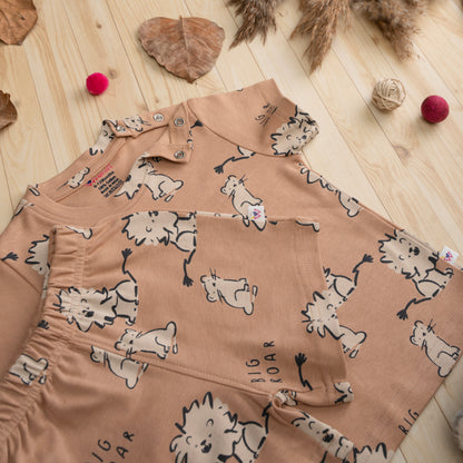 Cuddle Roar Outfit - Coord Set shorts