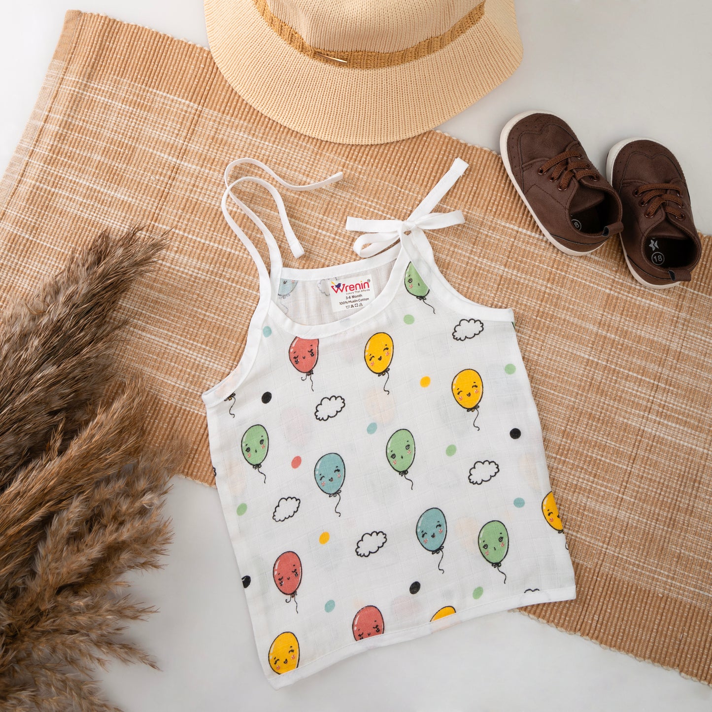 MUSLIN JABLA KNOT - FLOTING SMILES