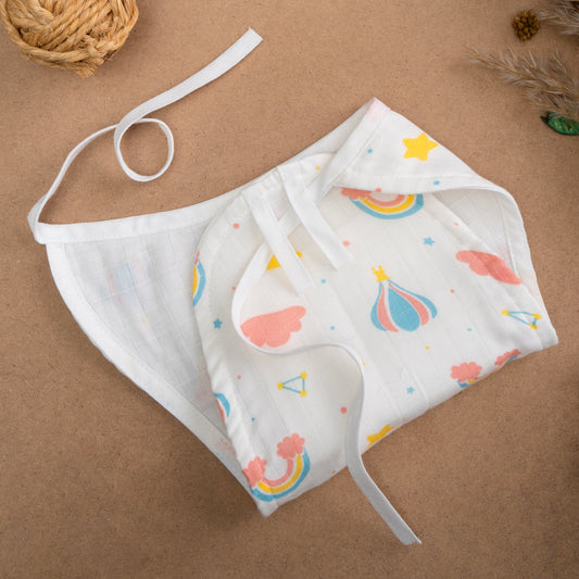 MUSLIN NAPPY - SKY SERENADE