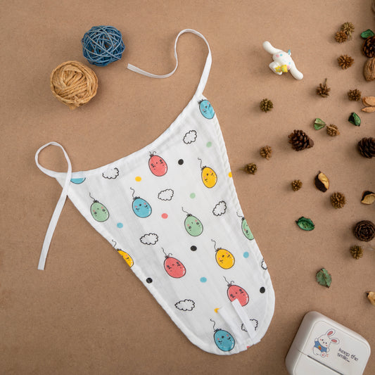 MUSLIN NAPPY - FLOTING SMILES