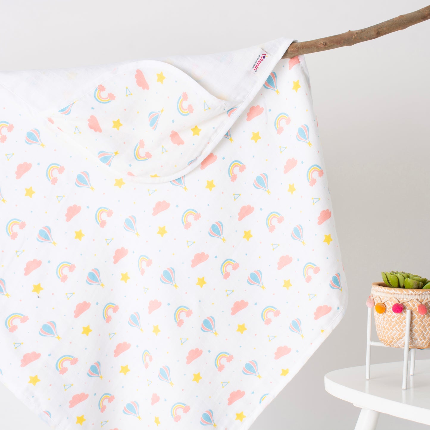 MUSLIN-HOODED-TOWEL-SKY SERENADE