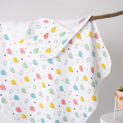 MUSLIN-HOODED-TOWEL-FLOTING SMILES
