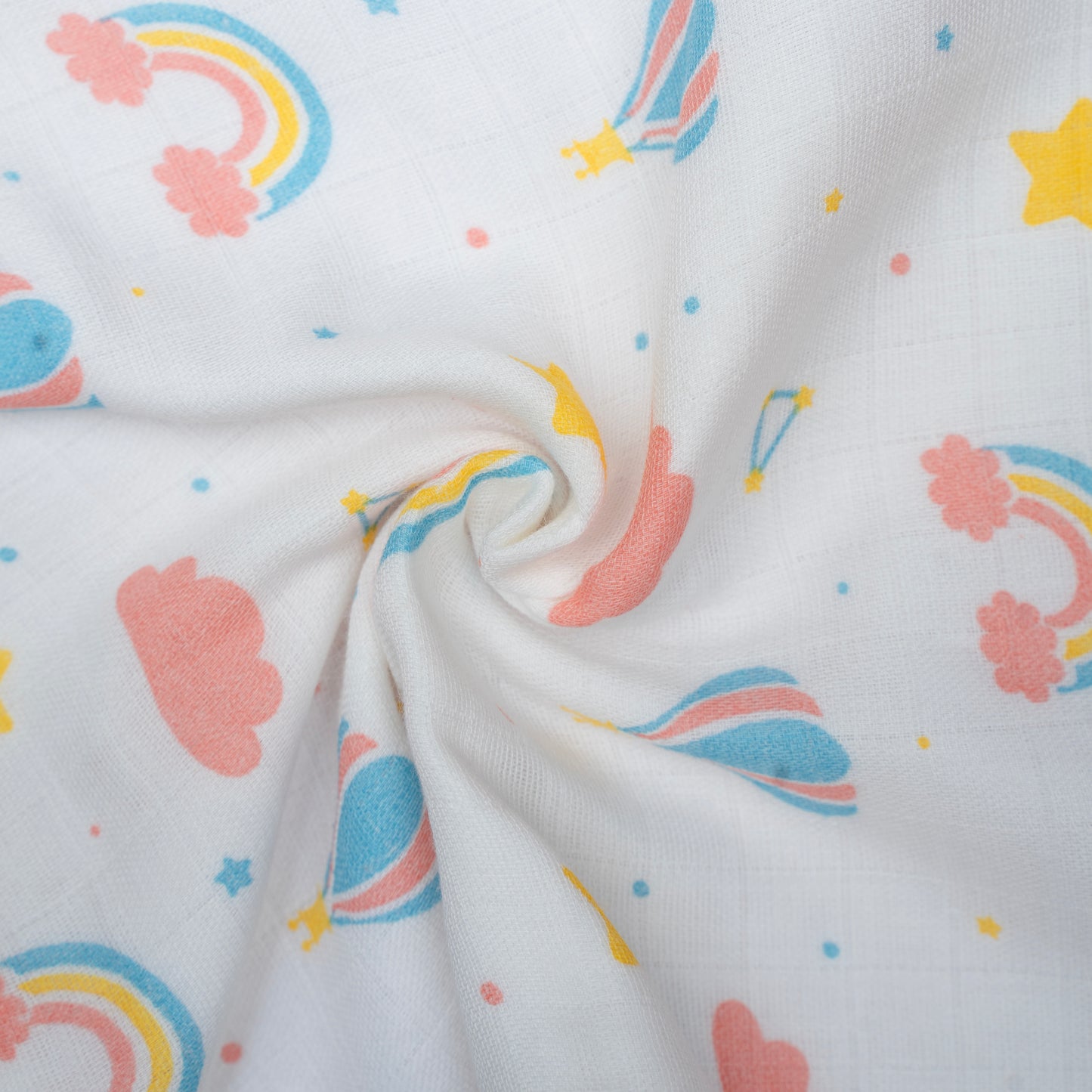 MUSLIN-WIPES WITH LOOP -SKY SERENADE