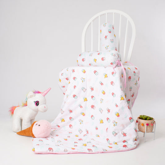 COTTON-QUILTED-MATRESS&BOLSTERS - DESERT DELIGHT