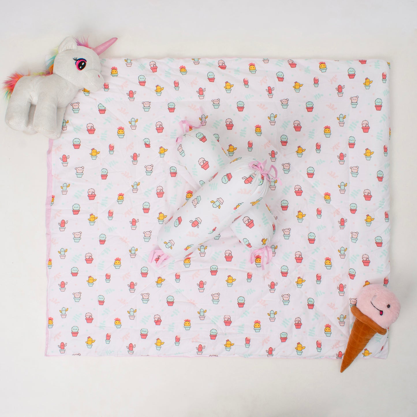 COTTON-QUILTED-MATRESS&BOLSTERS - DESERT DELIGHT