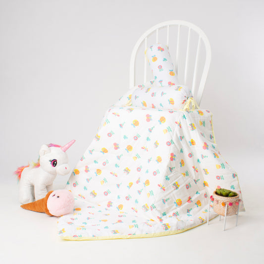 COTTON-QUILTED-MATRESS&BOLSTERS  - POLLINATOR PARADISE
