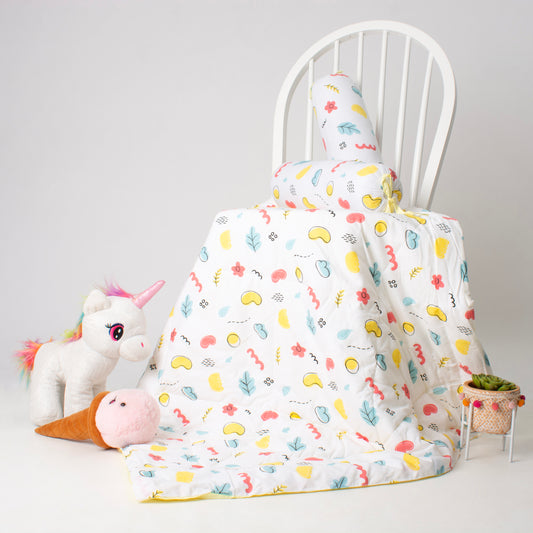 COTTON-QUILTED-MATRESS&BOLSTERS- SUNNY SCRIBBLES