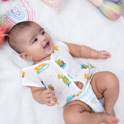 BAMBOO + ORGANIC - MUSLIN-JABLA - HOP & SPLASH