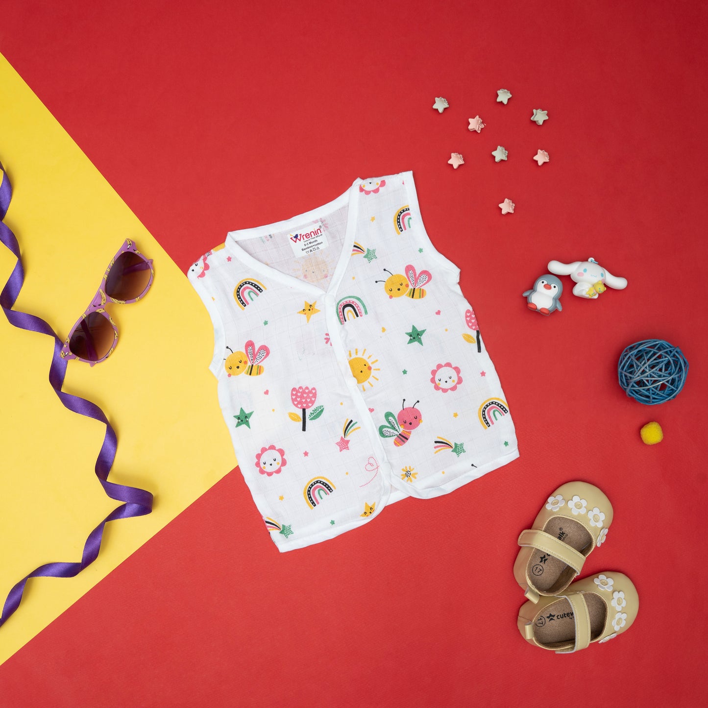 BAMBOO+ORGANIC - MUSLIN-JABLA- FLUTTER & BLOOM