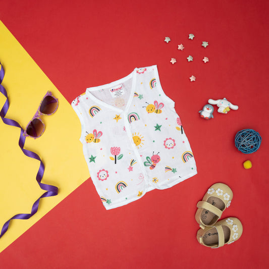 BAMBOO+ORGANIC - MUSLIN-JABLA- FLUTTER & BLOOM