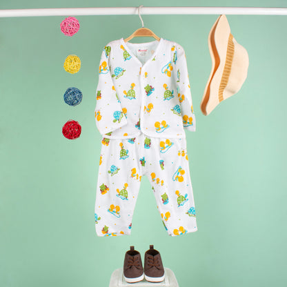 BAMBOO + ORGANIC - MUSLIN - FULL SLEEVE PANT SET - HOP & SPLASH