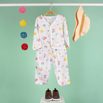 BAMBOO + ORGANIC - MUSLIN - FULL SLEEVE PANT SET - FLUTTER & BLOOM