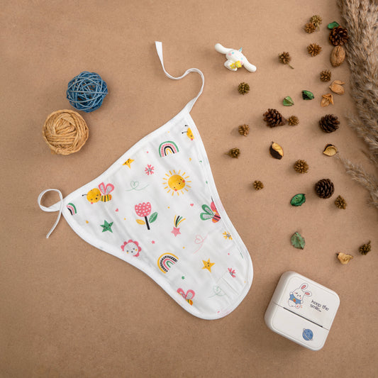 BAMBOO + ORGANIC - MUSLIN - NAPPY - FLUTTER & BLOOM
