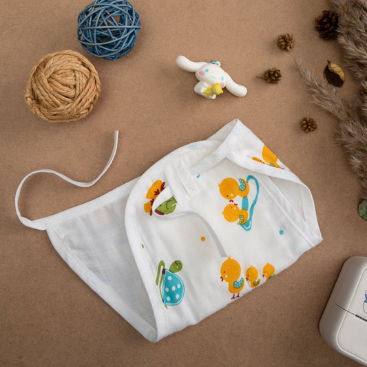 BAMBOO + ORGANIC - MUSLIN - NAPPY - HOP & SPLASH