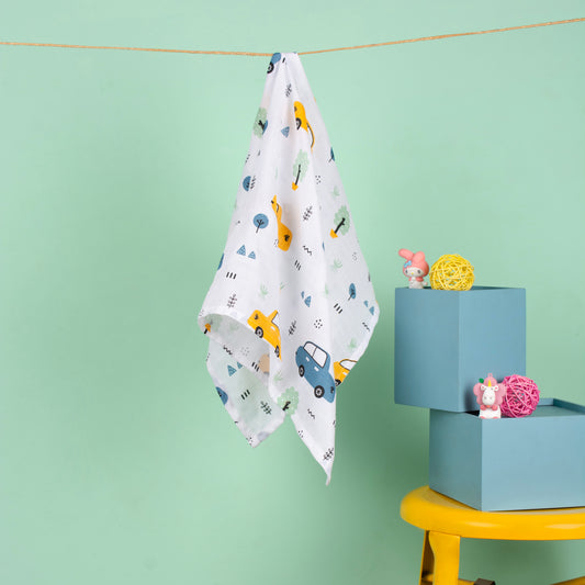 MUSLIN Towel - Vroom Vibes