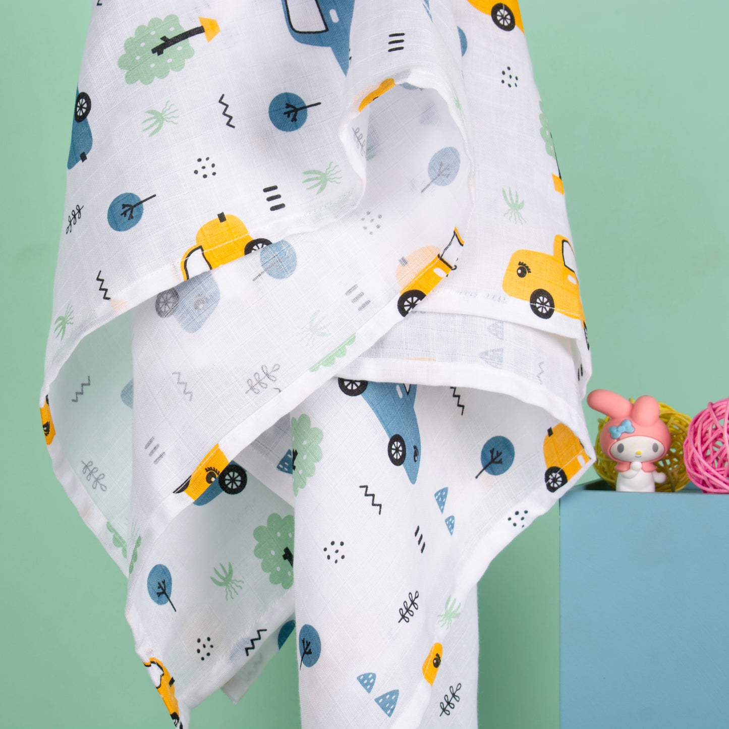 MUSLIN Swaddle - Vroom Vibes