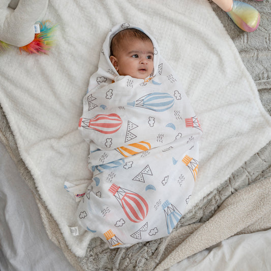 MUSLIN Swaddle - Cloud Chasers