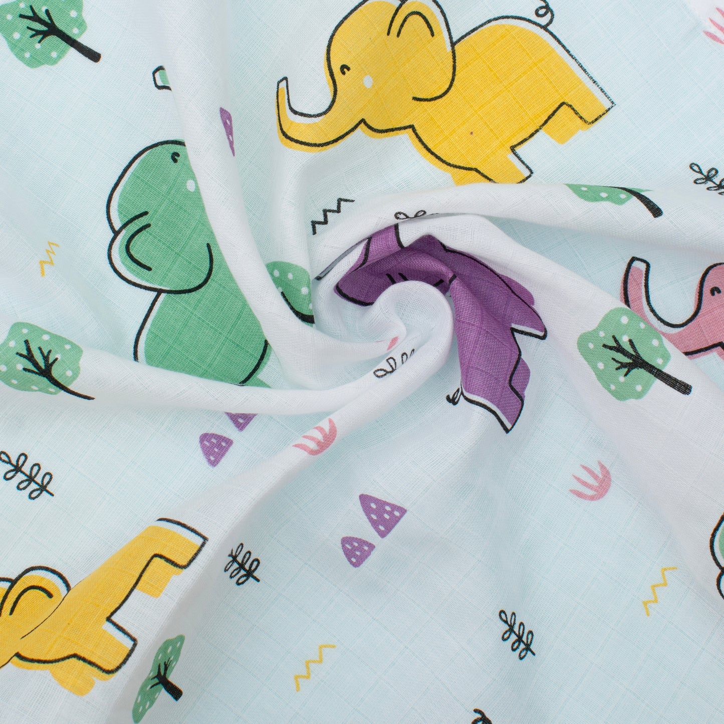 MUSLIN Wipes - Happy Tuskers
