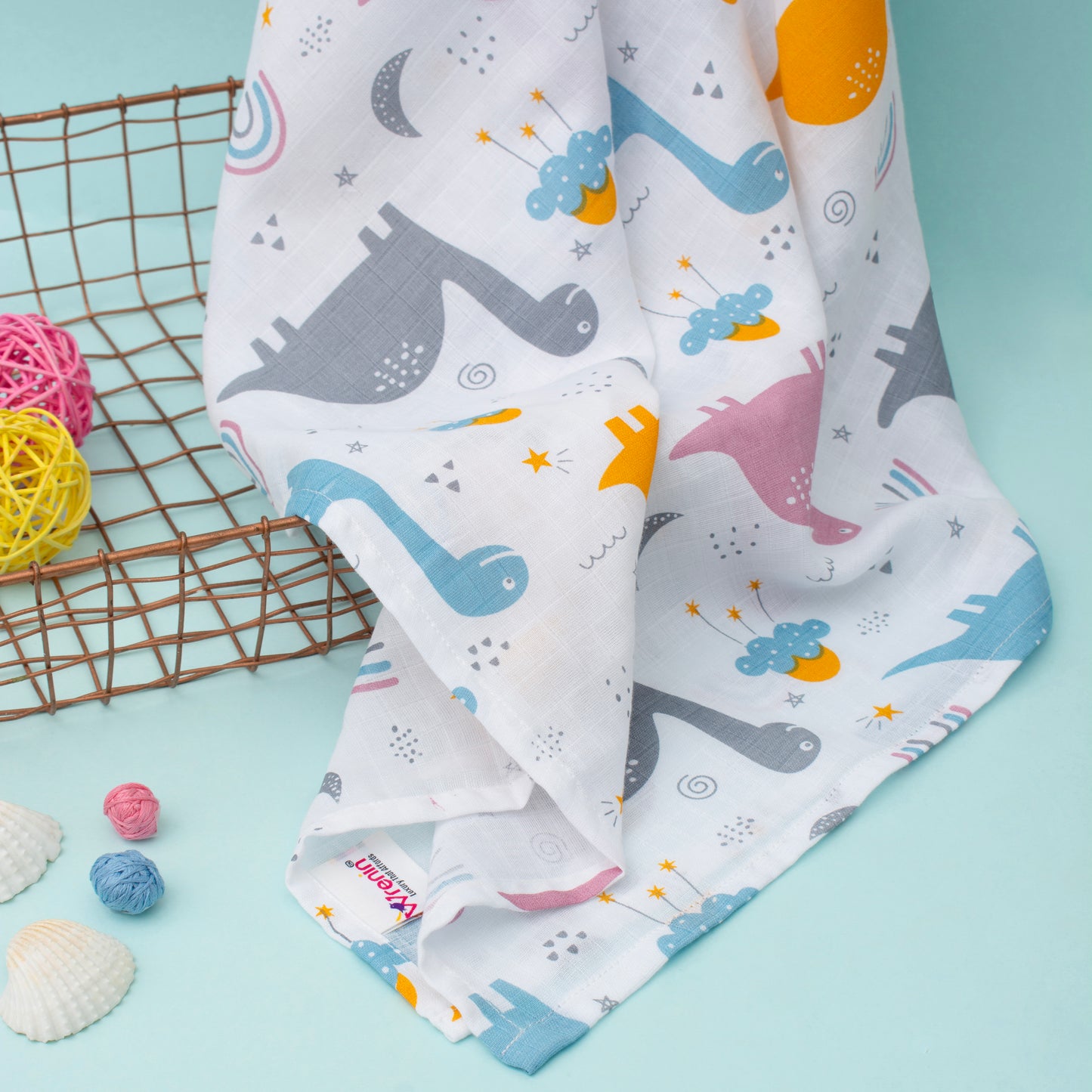 MUSLIN Towel - Starlit Dino Dreams