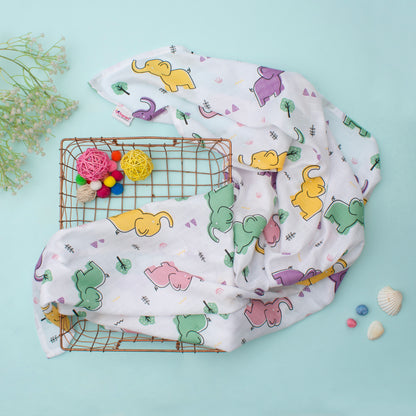 MUSLIN Towel - Happy Tuskers