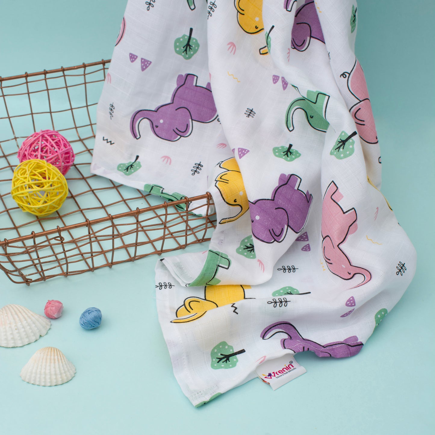 MUSLIN Towel - Happy Tuskers