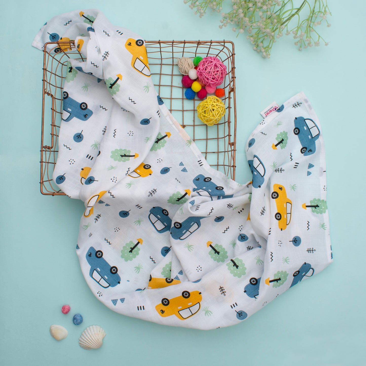 MUSLIN Towel - Vroom Vibes
