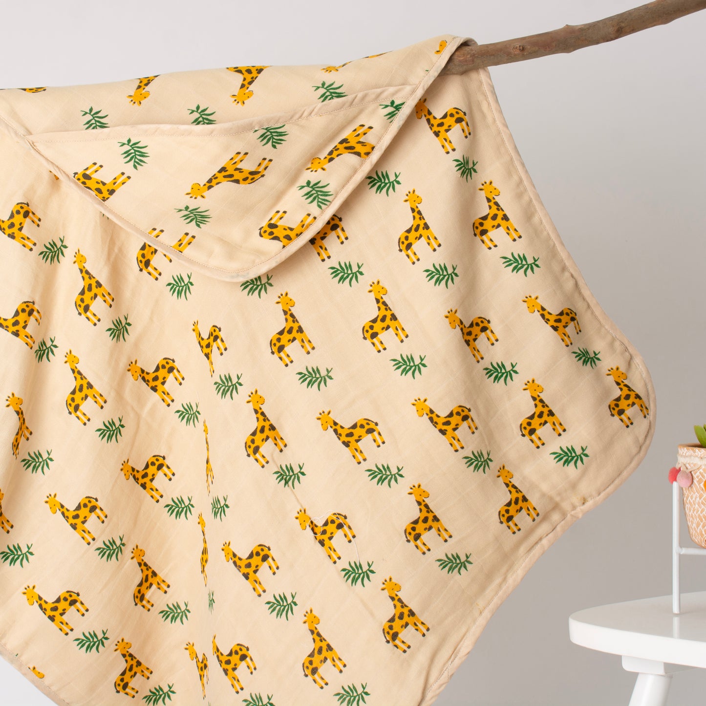 MUSLIN Hooded Blanket Premium - Jungle Joy Comfort Blanket