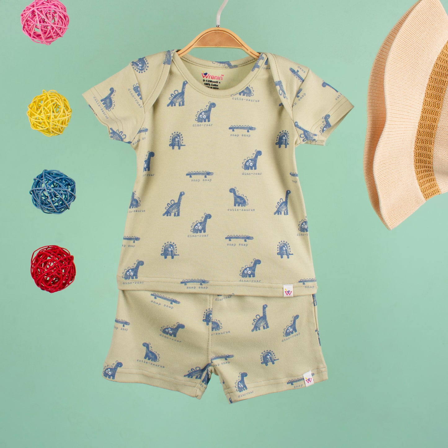 Jabla Set Envelope Sleeve - Naturesaur Delight